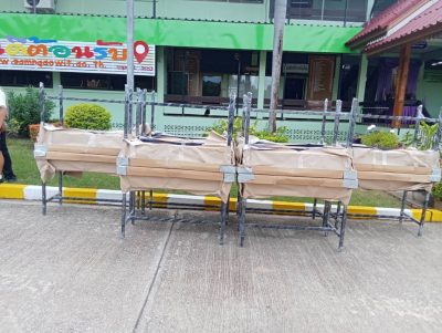 โต๊ะปฎิบัติการวิทยาศาสตร์ 2 ชั้น ส่ง รร.สามเงาวิทยา ต.สามเงา อ.สามเงา จ.ตาก