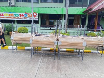 โต๊ะปฎิบัติการวิทยาศาสตร์ 2 ชั้น ส่ง รร.สามเงาวิทยา ต.สามเงา อ.สามเงา จ.ตาก