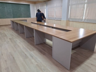 โต๊ะประชุมโล่งTWC1200-60Fสีคาปูชิโน่/ขาสีเทา ส่งที่มหาวิทยาลัยแม่ฟ้าหลวง ต.ท่าสุด อ.เมือง จ.เชียงราย