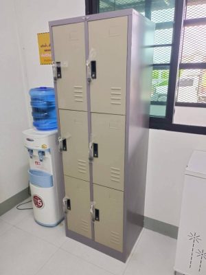 ตู้ล็อคเกอร์(เล็ก 2 แถวสูง) 6 บาน รุ่น LK016-(6 บาน)