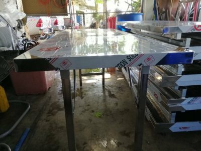 โต๊ะพับเอนกประสงค์ สแตนเลส/ขาชุบโครเมียม ขนาด 180 ซม.