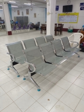 เก้าอี้แถว 4 ที่นั่ง แบบเหล็ก DGT4
