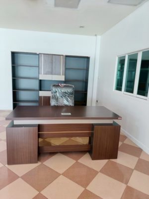 ชุดโต๊ะผู้บริหาร Bosswork+ตู้เอกสาร 3 ชิ้น รุ่น ETB-181