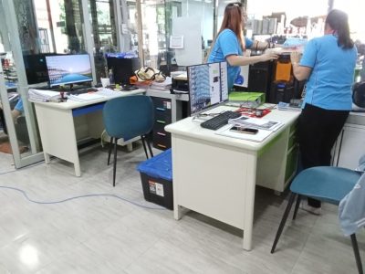 โต๊ะทำงานเหล็ก 3.5 ฟุต (ถาดคีย์บอร์ด) รุ่น TCK-3.5