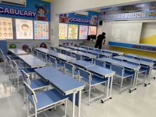 ชุดโต๊ะนักเรียนมัธยม A06-F (สเปคพิเศษ)