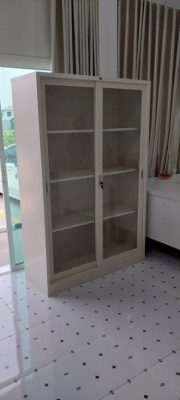 ตู้บานเลื่อนกระจกทรงสูง 4 ฟุต รุ่น LKAS-403