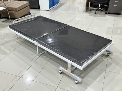 เตียงเหล็กเสริม พับเก็บได้ รุ่น SR-BQ1 (PVC)