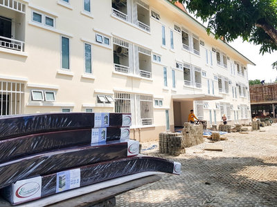 ที่นอนฟองอัดล้วน หุ้มหนังเทียม Ever Green 6