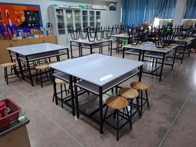 โต๊ะปฏิบัติการวิทยาศาสตร์ 2 ชั้น