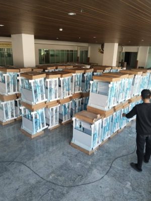 ชุดโต๊ะนักเรียนสาธิต โฟเมก้า A43+เก้าอี้ A41 ส่ง ม.ราชภัฎศรีสะเกษ ต.โพธิ์ อ.เมือง จ.ศรีสะเกษ