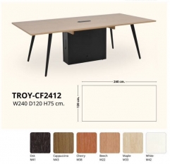 โต๊ะประชุม 240 cm. รุ่น TROY-CF2412