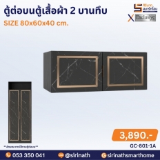 ตู้เสื้อผ้า 2 บานเปิดทึบ
