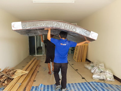 ที่นอนฟองอัดล้วน หุ้มหนังเทียม Ever Green 6