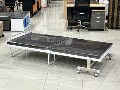 เตียงเหล็กเสริม พับเก็บได้ รุ่น SR-BQ1 (PVC)