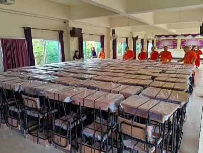 ชุดนักเรียนมัธยม มอก.ระดับ 5-6 จัดส่งที่ โรงเรียนพระปริยัติธรรมแผนกสามัญศึกษาวัดดอนไชย จ.พะเยา