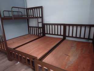 เตียงเหล็ก 3.5 ฟุต และ เตียงเหล็ก 2 ชั้น 3.5 ฟุต ส่ง โครงการหลวงสาขาม.เกษตรศาสตร์บางเขน จตุจักร กทม.