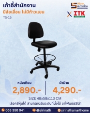 เก้าอี้สำนักงาน รุ่น TS-15 (ไม่มีท้าวแขน)