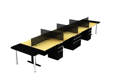 ชุด Workstation 8 ที่นั่ง Mini Screen รุ่น HB-WS028G