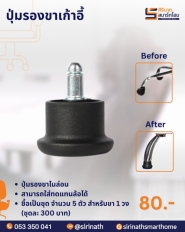ปุ่มรองขาเก้าอี้