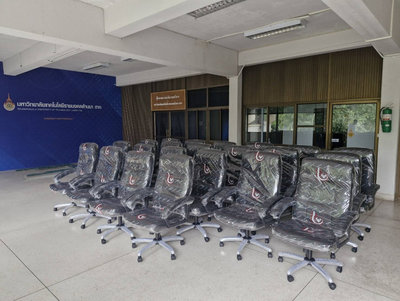 เก้าอี้พนักพิงสูง รุ่น MKS-214 ส่ง มหาวิทยาลัยเทคโนโลยีราชมงคลล้านนา ถ.พหลโยธิน ต.ไม้งาม อ.เมืองตาก