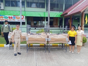 โต๊ะปฎิบัติการวิทยาศาสตร์ 2 ชั้น ส่ง รร.สามเงาวิทยา ต.สามเงา อ.สามเงา จ.ตาก