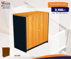 ตู้เอกสารเตี้ย 2 บานเปิด รุ่น 5CL810